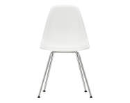 Stolička Eames DSX, chrome/white