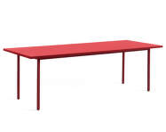 Jedálenský stôl Two-Colour 240 cm, maroon red/red