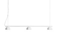 Závesná lampa Blush rail 3, matt white