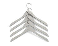 Ramienka Soft Coat Hanger Slim Grey, set 4ks