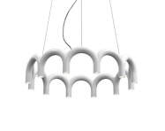 Závesné svietidlo Arch Circle 98, white
