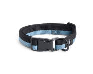 Obojok pre psa Dogs Collar Flat S/M, blue/black