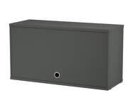 Komoda String Cabinet with flip door, dark grey