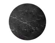 Mramorová doska pre stolík Androgyne Ø65, Nero Marquina