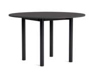 Stôl Annex Round Ø120, black oak/dark grey