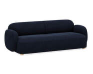 Trojmistna pohovka Gem, Flamur earth blue