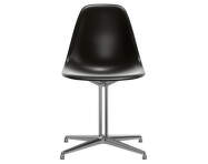 Stolička Eames DSL, deep black/polished aluminum