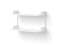 Policová zostava Wall Shelf 450, white/white