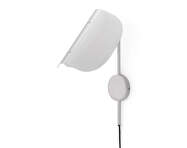 Nástenná lampa Wing, polished aluminium