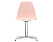 Stolička Eames DSL, pale rose / polished aluminum