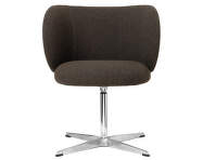 Jedálenská stolička Rico Swivel, Hallingdal dark grey brown