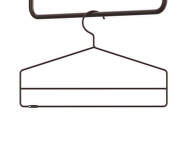 Ramienka String 4 ks, dark brown
