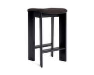 Barová stolička Chisel 30 H65, black lacquered oak / Steelcut Trio 383