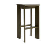 Barová stolička Chisel 30 H75, green umber lacquered beech