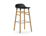 Barová stolička Form 75 cm, black/oak