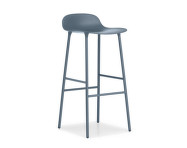 Barová stolička Form 75 cm, blue/steel