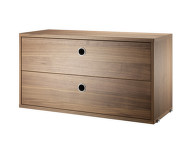 Komoda String Chest With Drawers 78 x 30, walnut