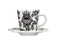 Šálka na espresso s podšálkou Taika, black