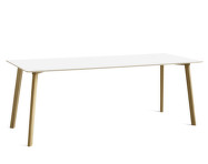 Stôl CPH Deux 210 L200, pearl white/oak