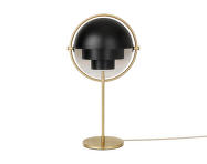 Stolná lampa Multi-Lite, soft black/brass