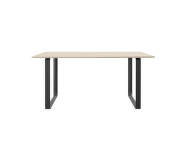 Stôl 70/70, 170 cm, oak/black