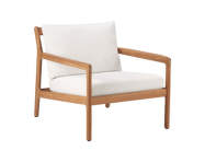 Outdorové kreslo Jack, teak / off white