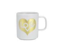 Hrnček Love Heart, gold, 0,3L