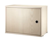 Komoda String Cabinet with swing door, ash