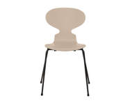 Stolička Ant 3101 lacquered, light beige / black