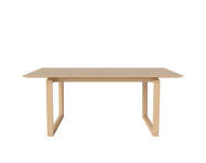 Jedálenský stôl Nord 180 cm, white pigmented oiled oak