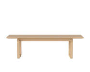 Lavica Nord 160 cm, white pigmented oiled oak