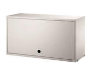 Komoda String Cabinet with flip door, beige