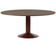 Stôl Midst Ø160, dark oak/dark red