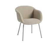 Stolička Fiber Soft Armchair Tube Base, Ecriture 240/grey