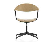 Kancelárska stolička Mynt Plywood, natural oak/black