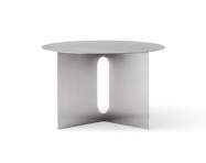 Konferenčný stolík Androgyne Ø63, brushed steel