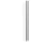 Nástenný panel Pier System 2ks, black aluminium