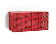 Skrinka Perforated Cabinet Wall Small, wine red