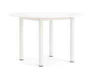 Stôl Annex Round Ø120, cream white/white laminate