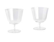 Poháre Curve Stem Small 2ks, clear