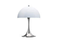 Prenosná lampa Panthella 250, chrome opal blue grey