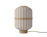 Stolná lampa Lucén, oiled oak