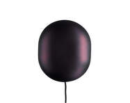 Nástenná lampa Clam, burned black