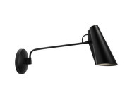 Nástenná lampa Birdy Long, all black