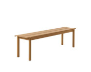 Lavica Linear Steel Bench 170 cm, burnt orange