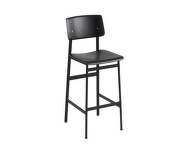 Barová stolička Loft 75 cm, black/black