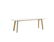 Lavica CPH Deux 215 L140, pearl white/beech