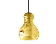 Závesná lampa Calabash P2, gold chrome