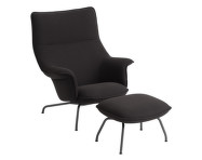 Kreslo Doze Lounge Chair & Ottoman, ocean 3/anthracite