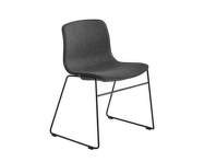 Stolička AAC 08, Black Powder Coated Steel, black / front upholstery Remix 173